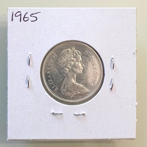 Canada 1962, 1963, 1964 & 1965 Silver 25¢ Quarters! 4 coins total - Picture 10 of 13